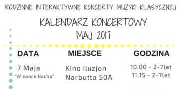 MUZYKA ŁĄCZY ZAPRASZA NA MAJOWE KONCERTY RODZINNE