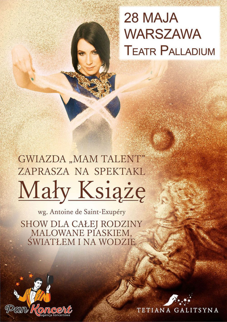 Teatr Piasku Tetiany Galitsyny. Spektakl „Mały Książę” – opowiedziany piaskiem, wodą i światłem