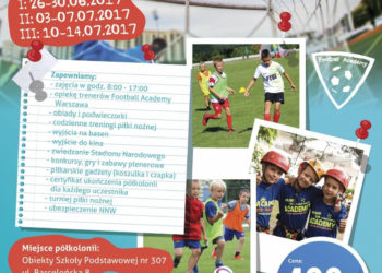 TRWAJĄ ZAPISY NA PIŁKARSKIE PÓŁKOLONIE W WARSZAWIE