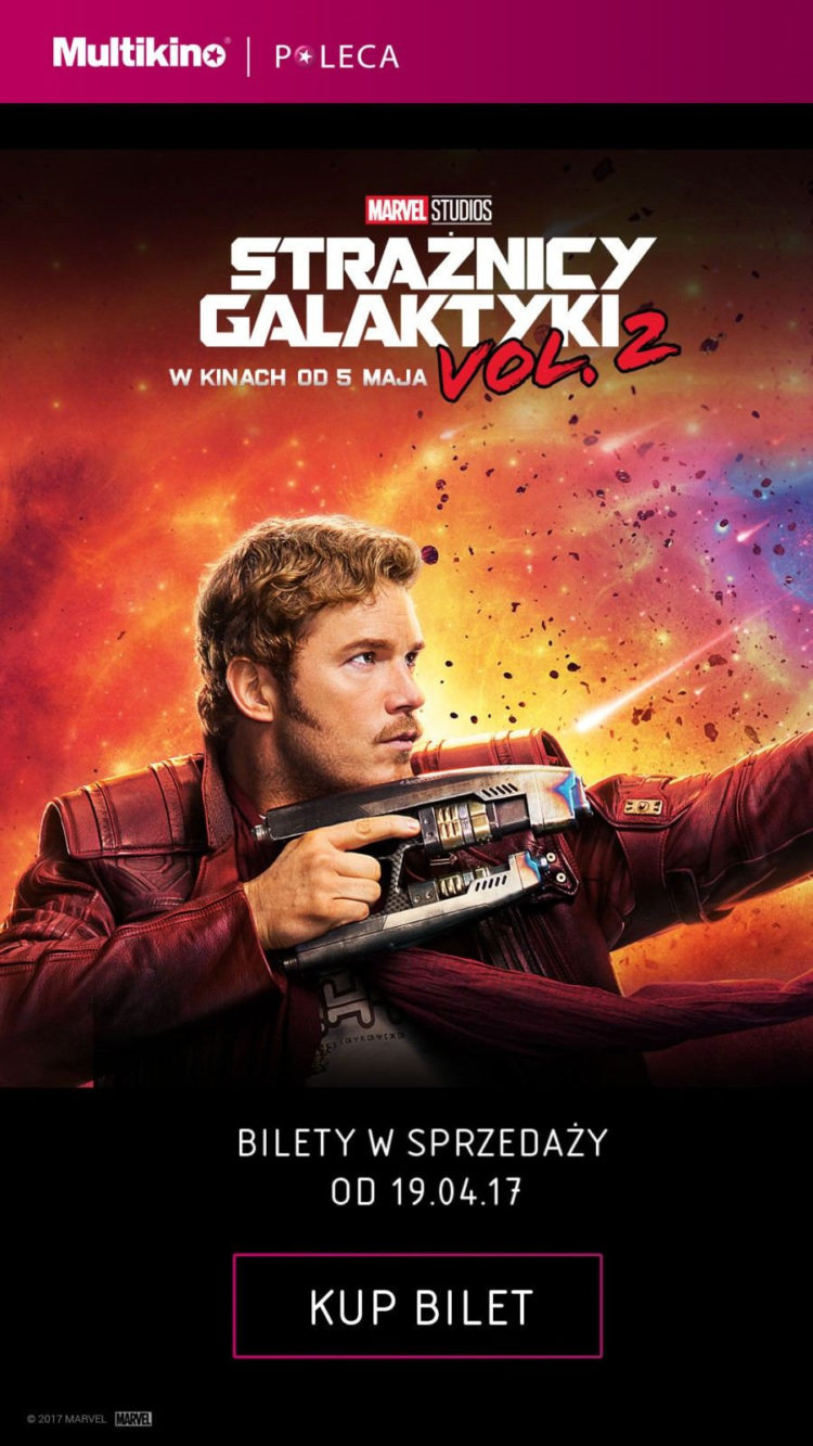 „Strażnicy Galaktyki vol. 2”, „Szatan kazał tańczyć” oraz „Przyrzeczenie” premierowo w kinach sieci Multikino