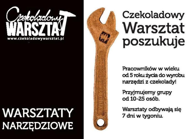 Czekoladowy warsztat potrzebuje pracowników!