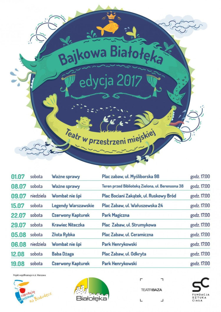 Spektakle Fundacji Sztuka Ciała w weekend na Białołęce