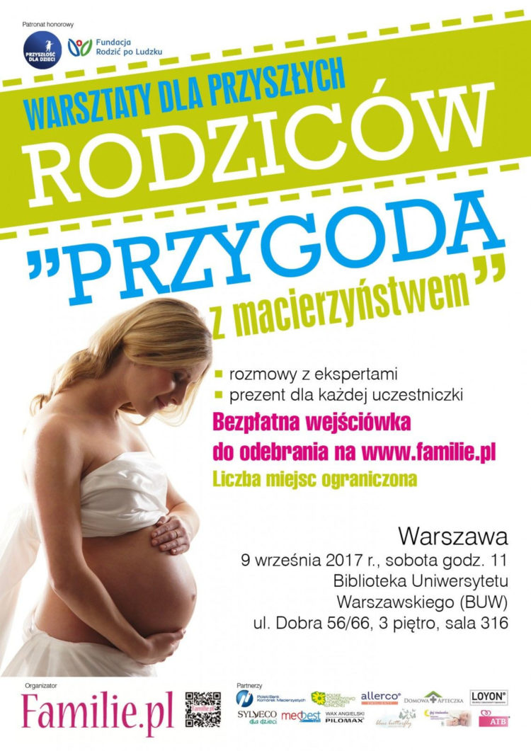 Bezpłatne warsztaty dla przyszłych rodziców „Przygoda z macierzyństwem”