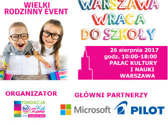Event Warszawa Wraca do Szkoły już w najbliższą sobotę!