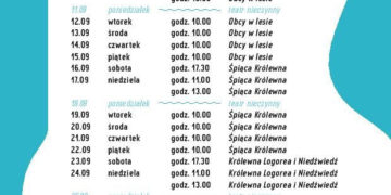 WRZEŚNIOWY REPERTUAR TEATRU LALEK GULIWER