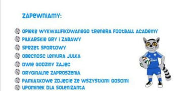 ZORGANIZUJ PIŁKARSKIE URODZINY Z FOOTBALL ACADEMY