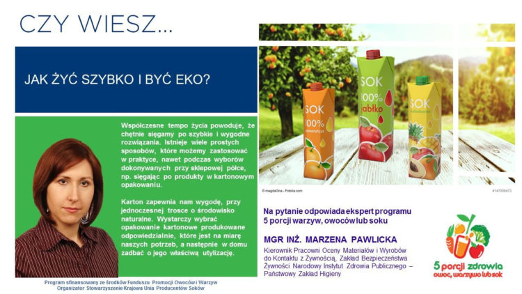 Jak żyć szybko i być eko?