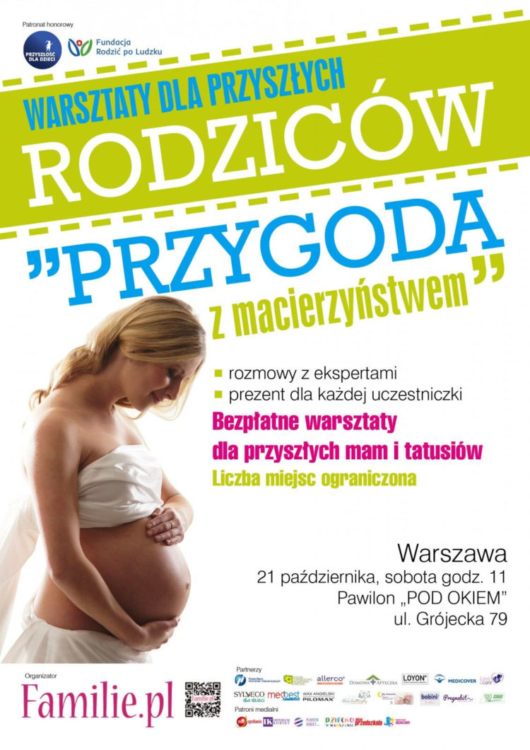 Bezpłatne warsztaty dla przyszłych rodziców „Przygoda z macierzyństwem”