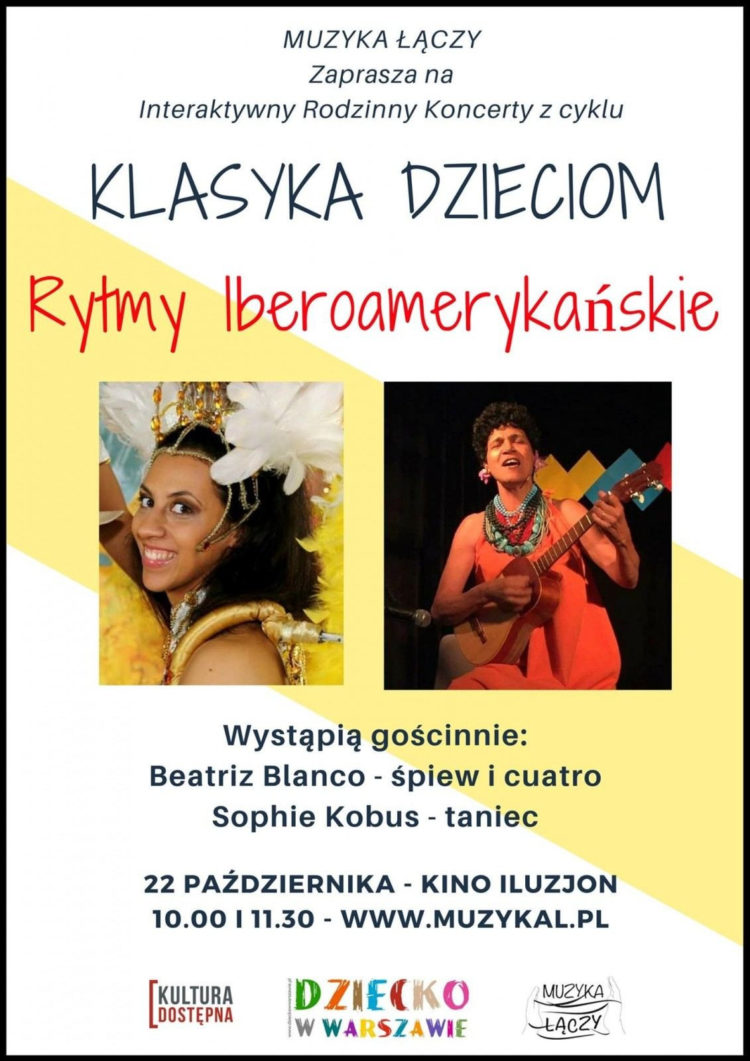 INTERAKTYWNY RODZINNY KONCERT „RYTMY IBEROAMERYKAŃSKIE”