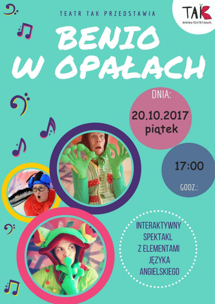 „BENIO W OPAŁACH” – SPEKTAKL Z ELEMENTAMI JĘZYKA ANGIELSKIEGO
