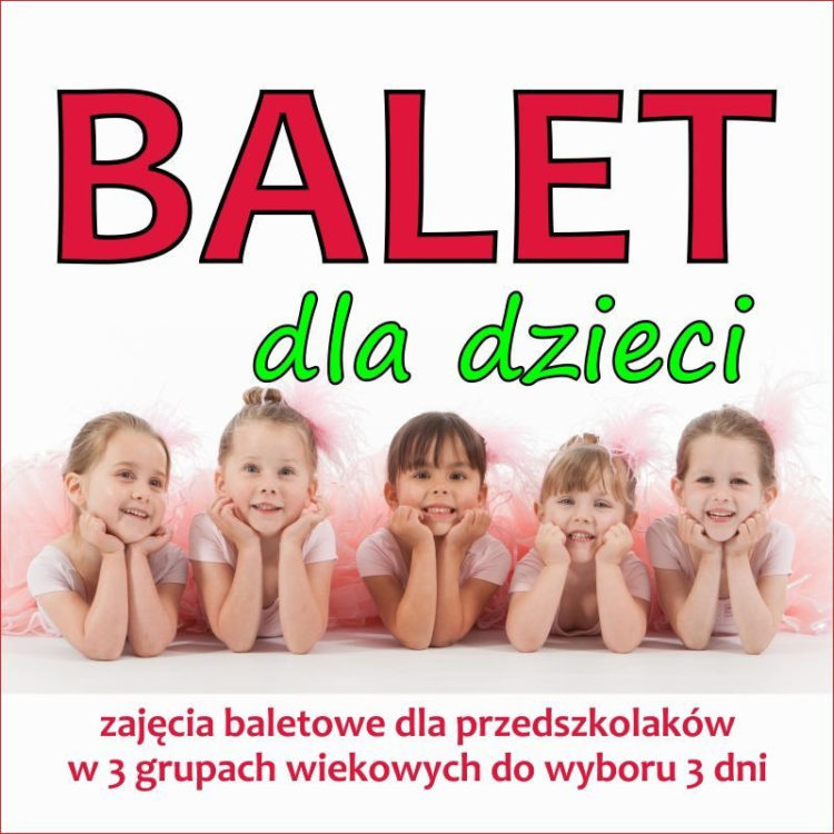 ZAJĘCIE BALETOWE DLA PRZEDSZKOLAKÓW W KLUBIE EDUKACJI MUZYCZNEJ