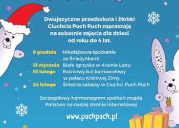 ZAJĘCIA DLA DZIECI W CIUCHCI PUCH PUCH WAWER – BIAŁE IGRZYSKA W KRAINIE LODU