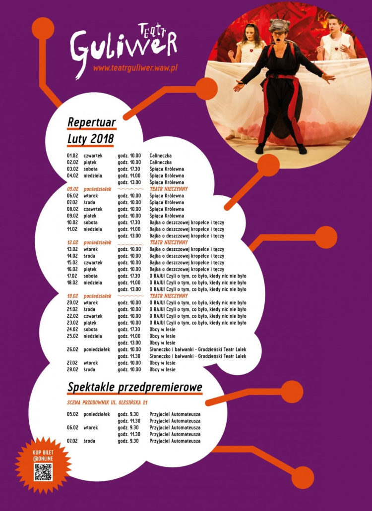 LUTOWY REPERTUAR TEATRU GULIWER