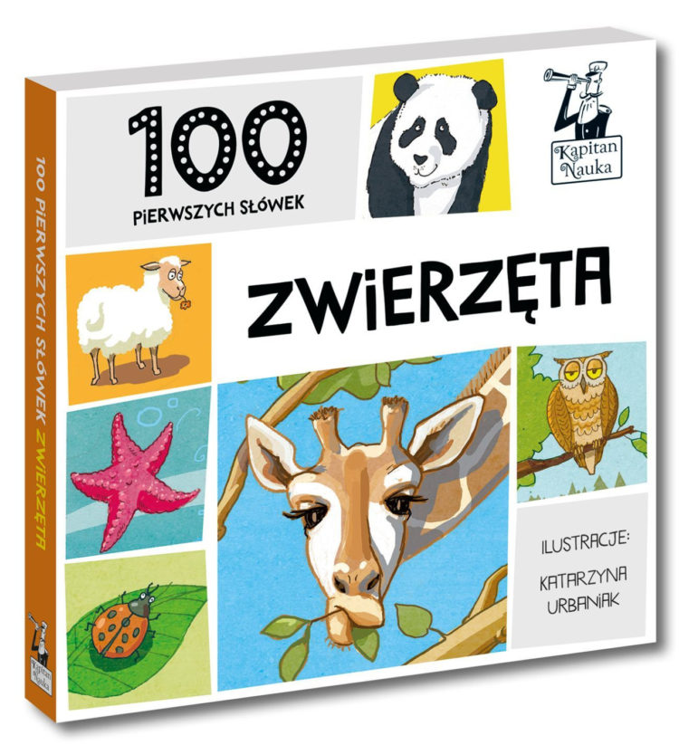 „100 pierwszych słówek ZWIERZĘTA” – nowość od Kapitana Nauki