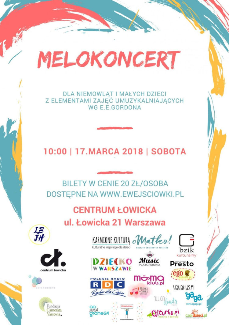 MeloKoncert dla niemowląt i małych dzieci 17 marca