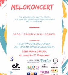 25 marca kolejny MeloKoncert dla najmłodszej publiczności