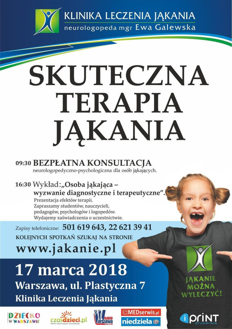 DNI OTWARTE W KLINICE LECZENIA JĄKANIA – BEZPŁATNE KONSULTACJE