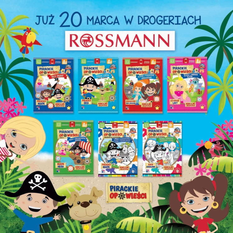 „Pirackie opowieści” już od 20 marca w drogeriach firmy Rossmann