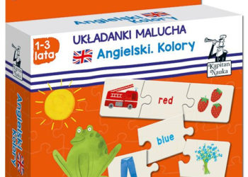 „Układanki malucha Angielski. Kolory” – nowość od Kapitana Nauki