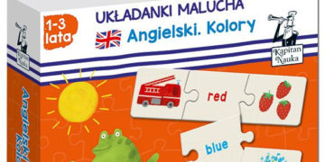 „Układanki malucha Angielski. Kolory” – nowość od Kapitana Nauki