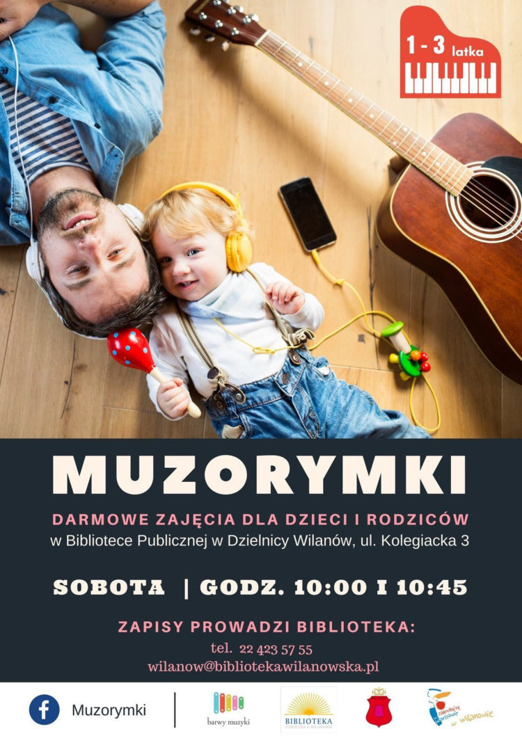 MUZORYMKI – darmowe zajęcia muzyczno-literackie dla dzieci i rodziców
