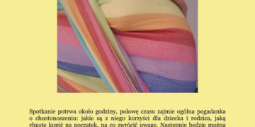 Bezpłatne spotkania chustowe w Nutka Café