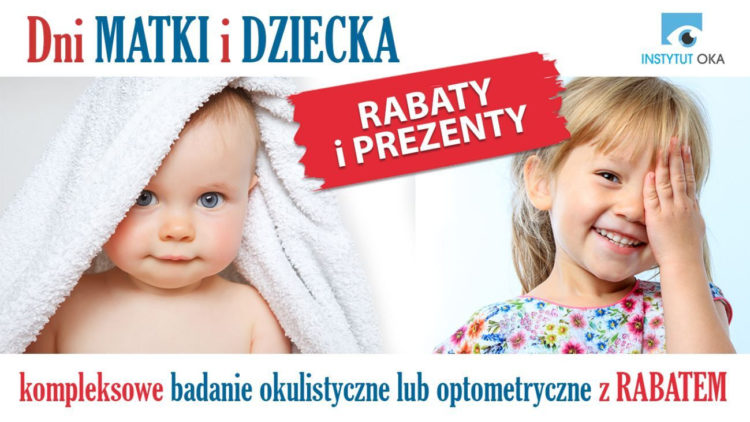 KRÓTKOWZROCZNOŚĆ – PROMOCJA DO 09.06 NA BADANIA W INSTYTUCIE OKA
