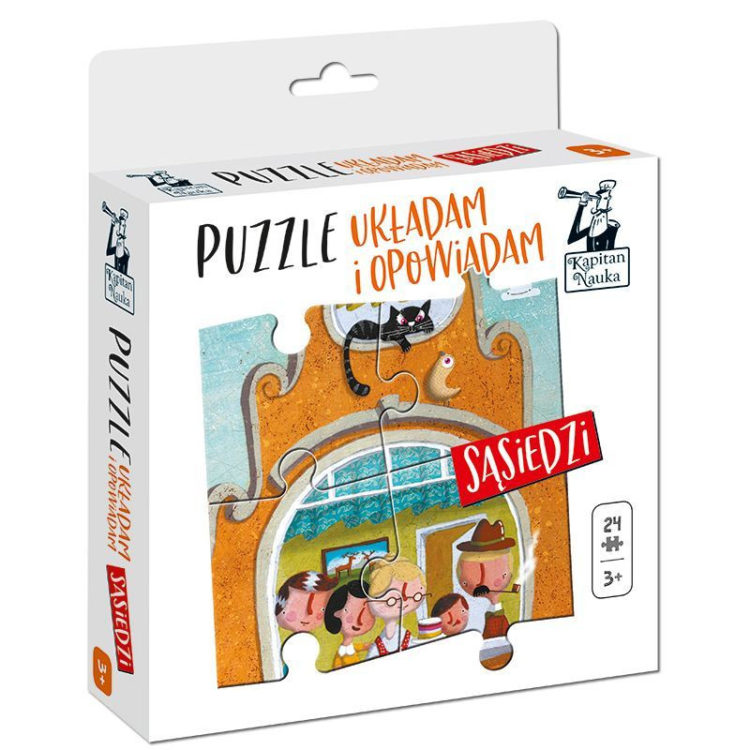 Puzzle „Układam i opowiadam Sąsiedzi” – nowość od Kapitana Nauki