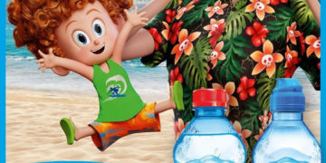 Bohaterowie filmu familijnego „Hotel Transylwania 3” na etykietach produktów Żywiec Zdrój