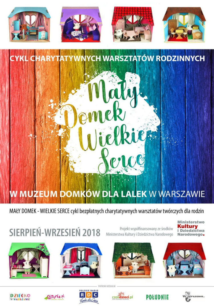 „Mały Domek – Wielkie Serce” – bezpłatne warsztaty twórcze w Muzeum Domków dla Lalek