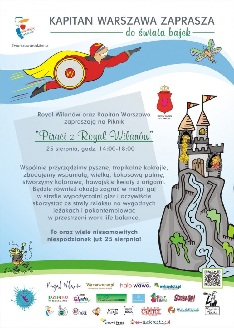 Aktywna Rodzina – Kapitan Warszawa oraz Royal Wilanów zapraszają na wspólny piknik!
