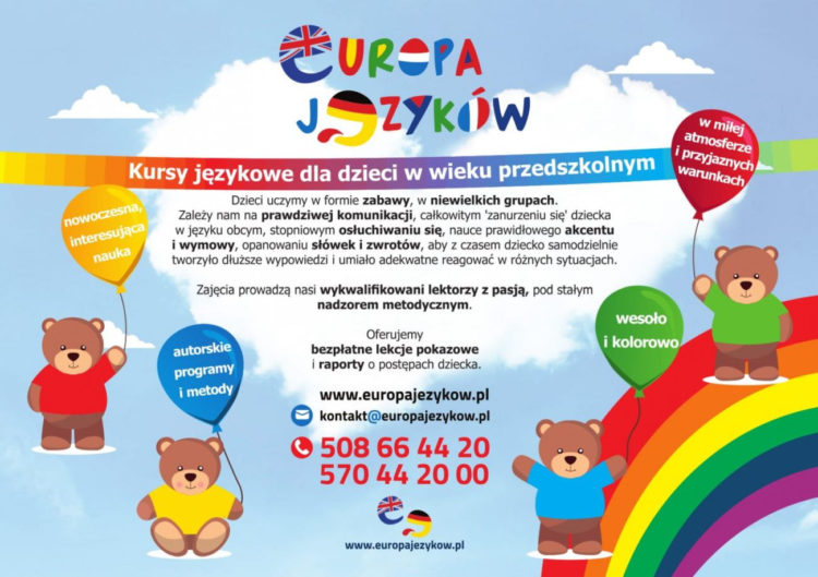 Nauka języków obcych w EUROPIE JĘZYKÓW – trwają zapisy!