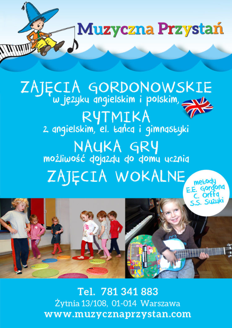 Zapisy na rok 2018/2019 w Muzycznej Przystani