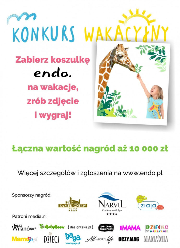 Zabierz koszulkę Endo na wakacje i wygraj super nagrody!