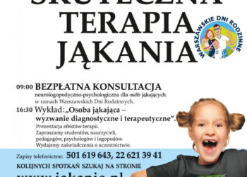 „POROZMAWIAJMY O JĄKANIU” – dni otwarte w Klinice Leczenia Jąkania