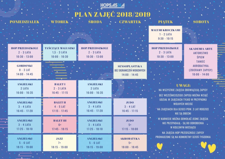 Zajęcia w Hopsaska!