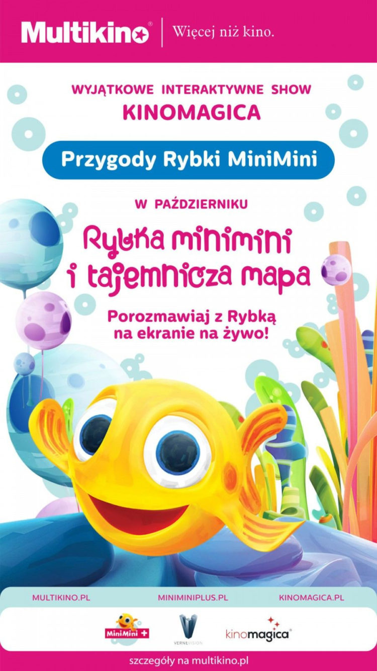 Innowacyjny projekt „KinoMagica” już w kinach – ucz się, baw i przeżywaj niesamowite przygody z Rybką MiniMini!