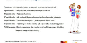 Bezpłatne warsztaty dla rodziców małych dzieci