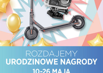 Elektryczna hulajnoga do wygrania w konkursie! – informacja prasowa Centrum Handlowego Auchan Piaseczno