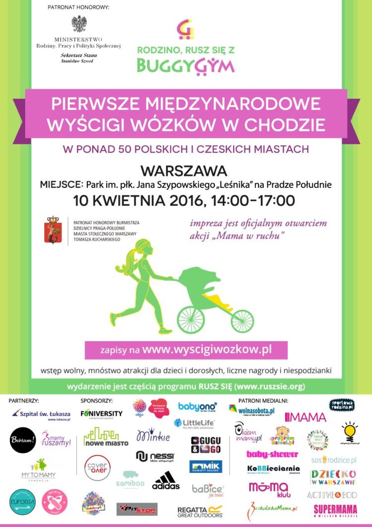 PIERWSZE MIĘDZYNARODOWE WYŚCIGI WÓZKÓW W CHODZIE
