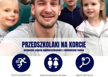Przedszkolaki na korcie – bezpłatne zajęcia ogólnorozwojowe