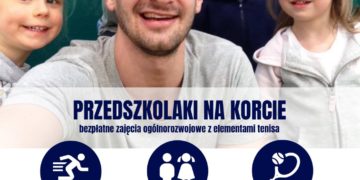 Przedszkolaki na korcie – bezpłatne zajęcia ogólnorozwojowe