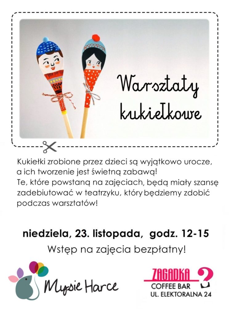 Warsztaty kukiełkowe Mysie Harce