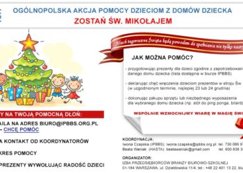 IPBBS podjęło akcję świątecznej pomocy dla Dzieci z Domów Dziecka