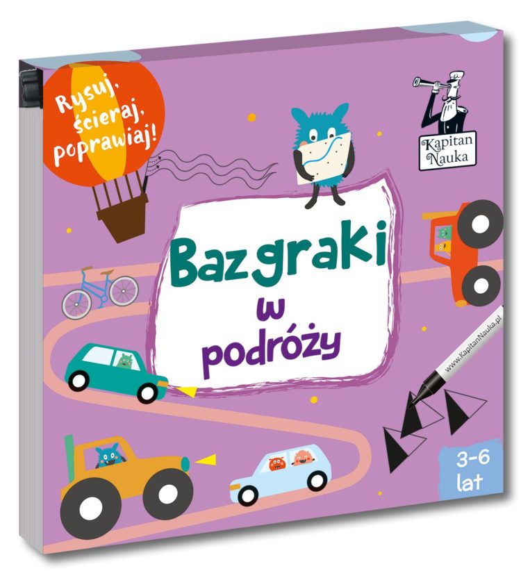 Bazgraki w podróży – nowość od Kapitana Nauki