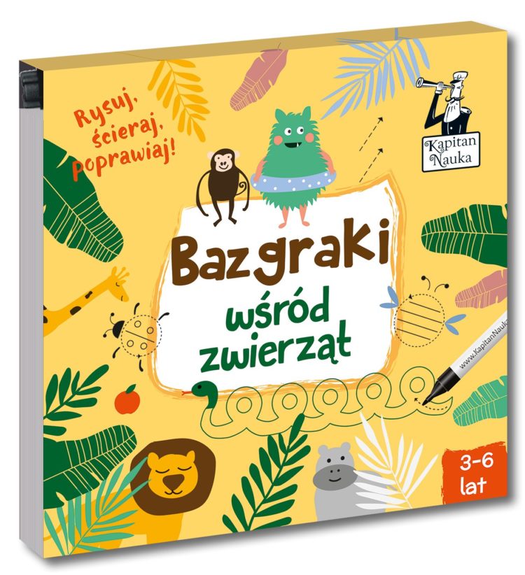 Bazgraki wśród zwierząt – nowość od Kapitana Nauki