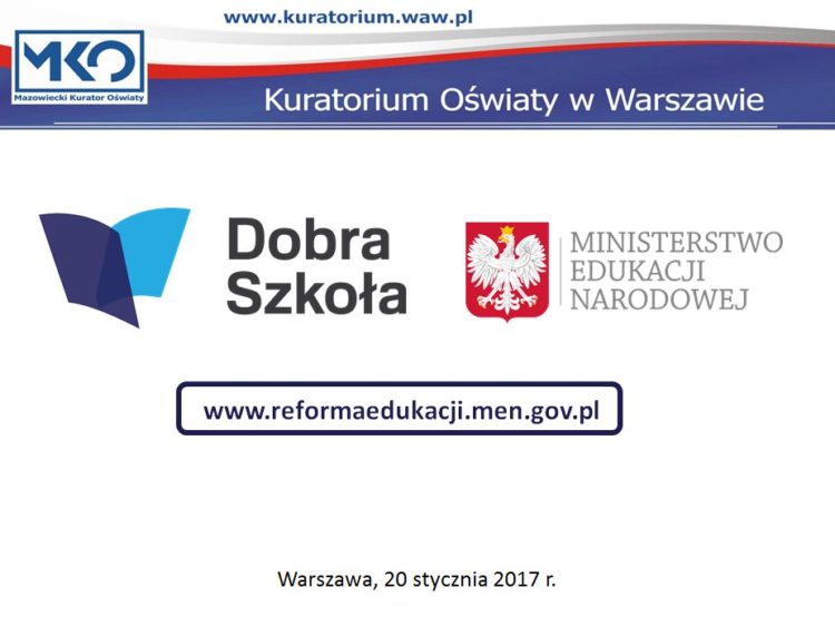 Każdy może znaleźć szczegółowe informacje dotyczące reformy edukacji