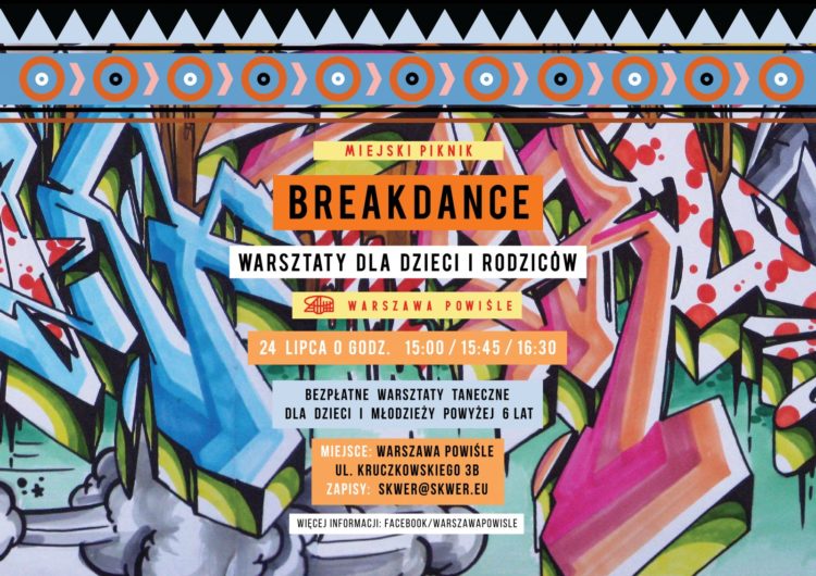 Miejski Piknik / Cykl Sport / Taniec uliczny dla dzieci i rodziców