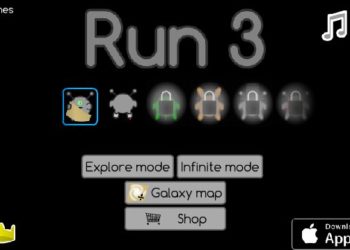 Pomóż kosmitom znaleźć drogę do domu w Run 3