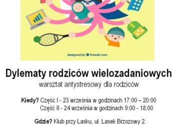 Dylematy rodziców wielozadaniowych – warsztat antystresowy dla rodziców